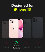 Заредете изображение във визуализатора на галерията – Ringke Fusion X Design durable PC Case with TPU Bumper for iPhone 13 black (Ticket band) (FXD545E43) - TopMag
