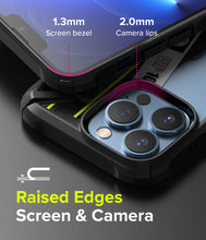 Заредете изображение във визуализатора на галерията – Ringke Fusion X Design durable PC Case with TPU Bumper for iPhone 13 Pro Max black (Ticket band) (FXD555E43) - TopMag
