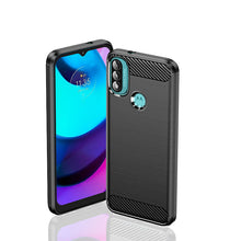 Заредете изображение във визуализатора на галерията – Carbon Case Flexible case cover Motorola Moto E20 black - TopMag
