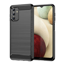 Заредете изображение във визуализатора на галерията – Carbon Case Flexible Cover Sleeve for Samsung Galaxy A13 5G black - TopMag
