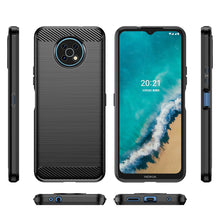 Заредете изображение във визуализатора на галерията – Carbon Case Flexible cover for Nokia G50 black - TopMag

