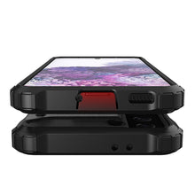 Заредете изображение във визуализатора на галерията – Hybrid Armor Case Tough Rugged Cover for Samsung Galaxy S22 black - TopMag
