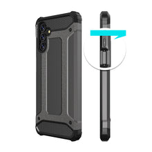 Заредете изображение във визуализатора на галерията – Hybrid Armor Case Tough Rugged Cover for Samsung Galaxy A13 5G black - TopMag
