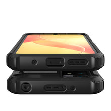 Заредете изображение във визуализатора на галерията – Hybrid Armor Case Tough Rugged Cover for Xiaomi Redmi 10 black - TopMag
