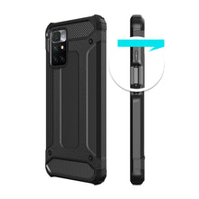 Заредете изображение във визуализатора на галерията – Hybrid Armor Case Tough Rugged Cover for Xiaomi Redmi 10 black - TopMag
