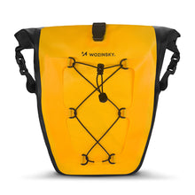 Заредете изображение във визуализатора на галерията – Wozinsky waterproof bicycle bag trunk pannier 25l yellow (WBB24YE) - TopMag
