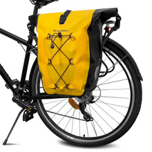 Заредете изображение във визуализатора на галерията – Wozinsky waterproof bicycle bag trunk pannier 25l yellow (WBB24YE) - TopMag
