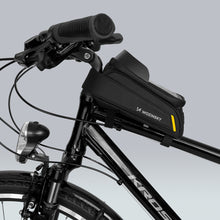 Заредете изображение във визуализатора на галерията – Wozinsky frame bike bag with phone case 1l black (WBB25BK) - TopMag
