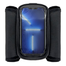 Заредете изображение във визуализатора на галерията – Wozinsky frame bike bag bicycle pannier waterproof phone case 1.5l black (WBB26BK) - TopMag
