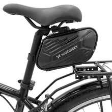 Заредете изображение във визуализатора на галерията – Wozinsky bicycle saddle bag waterproof 1.5l black (WBB27BK) - TopMag
