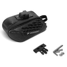 Заредете изображение във визуализатора на галерията – Wozinsky bicycle saddle bag waterproof 1.5l black (WBB27BK) - TopMag
