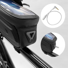 Заредете изображение във визуализатора на галерията – Wozinsky Bike Frame Bag 1.7l Phone Cover Black (WBB28BK) - TopMag
