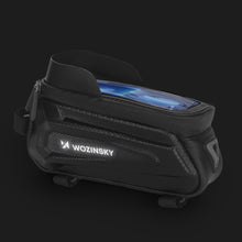 Заредете изображение във визуализатора на галерията – Wozinsky Bike Frame Bag 1.7l Phone Cover Black (WBB28BK) - TopMag
