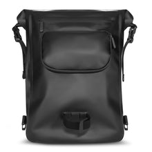 Заредете изображение във визуализатора на галерията – Wozinsky waterproof backpack for bicycle trunk bike bag 2in1 23l black (WBB31BK) - TopMag

