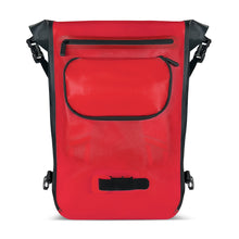 Заредете изображение във визуализатора на галерията – Wozinsky waterproof backpack for bicycle trunk bike bag 2in1 23l red (WBB31RE) - TopMag
