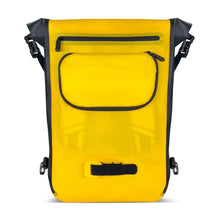 Заредете изображение във визуализатора на галерията – Wozinsky waterproof backpack for bicycle trunk bike bag 2in1 23l yellow (WBB31YE) - TopMag
