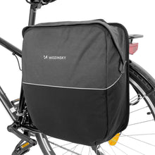 Заредете изображение във визуализатора на галерията – Wozinsky bicycle pannier rack 20l black (WBB32BK) - TopMag
