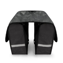 Заредете изображение във визуализатора на галерията – Wozinsky bicycle pannier double 28 l black (WBB34BK) - TopMag
