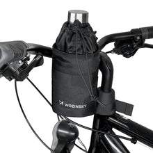 Заредете изображение във визуализатора на галерията – Wozinsky thermal water bottle bag 1l / bottle for bicycle or scooter black (WBB35BK) - TopMag
