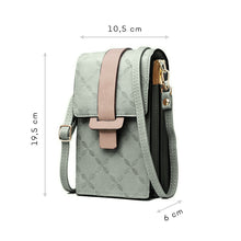Заредете изображение във визуализатора на галерията – Fancy Bag Case Handmade Pouch High Quality Bag Smartphone Purse with Shoulder Strap Wallet Green (Model 1) - TopMag

