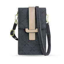 Заредете изображение във визуализатора на галерията – Fancy Bag Case Handmade Pouch High Quality Bag Smartphone Purse with Shoulder Strap Wallet Black (Model 1) - TopMag
