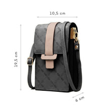 Заредете изображение във визуализатора на галерията – Fancy Bag Case Handmade Pouch High Quality Bag Smartphone Purse with Shoulder Strap Wallet Black (Model 1) - TopMag
