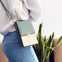Заредете изображение във визуализатора на галерията – Fancy Bag Case Handmade Pouch High Quality Bag Smartphone Purse with Shoulder Strap Wallet Green (Model 2) - TopMag
