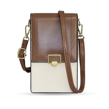 Заредете изображение във визуализатора на галерията – Fancy Bag Case Handmade Pouch High Quality Bag Smartphone Purse with Shoulder Strap Wallet Brown (Model 2) - TopMag
