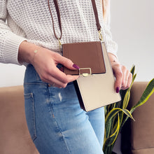 Заредете изображение във визуализатора на галерията – Fancy Bag Case Handmade Pouch High Quality Bag Smartphone Purse with Shoulder Strap Wallet Brown (Model 2) - TopMag
