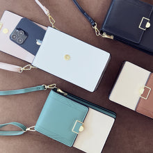 Заредете изображение във визуализатора на галерията – Fancy Bag Case Handmade Pouch High Quality Bag Smartphone Purse with Shoulder Strap Wallet Brown (Model 2) - TopMag
