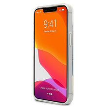 Заредете изображение във визуализатора на галерията – Etui BMW BMHCP13SSKTGT iPhone 13 mini 5,4" transparent hardcase Motorsport Tricolor - TopMag
