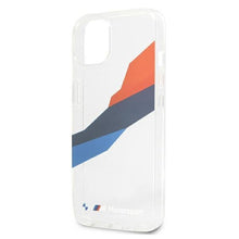 Заредете изображение във визуализатора на галерията – Etui BMW BMHCP13SSKTGT iPhone 13 mini 5,4" transparent hardcase Motorsport Tricolor - TopMag
