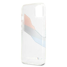 Заредете изображение във визуализатора на галерията – Etui BMW BMHCP13SSKTGT iPhone 13 mini 5,4" transparent hardcase Motorsport Tricolor - TopMag
