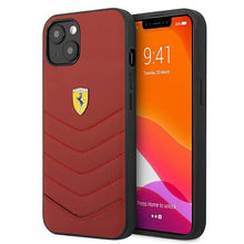 Заредете изображение във визуализатора на галерията – Ferrari FEHCP13SRQUR iPhone 13 mini 5,4" czerwony/red hardcase Off Track Quilted - TopMag
