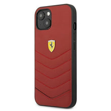 Заредете изображение във визуализатора на галерията – Ferrari FEHCP13SRQUR iPhone 13 mini 5,4" czerwony/red hardcase Off Track Quilted - TopMag
