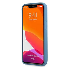 Заредете изображение във визуализатора на галерията – Guess GUHCP13S4GMRBL iPhone 13 mini 5,4" niebieski/blue hardcase 4G with ring stand - TopMag
