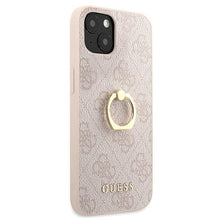 Заредете изображение във визуализатора на галерията – Guess GUHCP13S4GMRPI iPhone 13 mini 5,4" różowy/pink hardcase 4G with ring stand - TopMag
