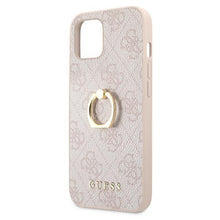 Заредете изображение във визуализатора на галерията – Guess GUHCP13S4GMRPI iPhone 13 mini 5,4" różowy/pink hardcase 4G with ring stand - TopMag

