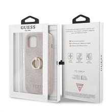 Заредете изображение във визуализатора на галерията – Guess GUHCP13S4GMRPI iPhone 13 mini 5,4" różowy/pink hardcase 4G with ring stand - TopMag
