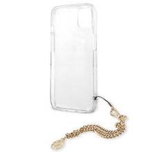 Заредете изображение във визуализатора на галерията – Guess GUHCP13SKBSLEO iPhone 13 mini 5,4" Leopard hardcase Gold Chain - TopMag
