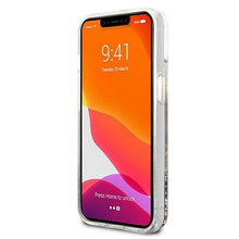 Заредете изображение във визуализатора на галерията – Guess GUHCP13SLGPEGO iPhone 13 mini 5,4" złoty/gold hardcase Peony Liquid Glitter - TopMag
