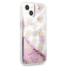 Заредете изображение във визуализатора на галерията – Guess GUHCP13SLGPEPI iPhone 13 mini 5,4" różowy/pink hardcase Peony Liquid Glitter - TopMag
