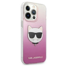 Заредете изображение във визуализатора на галерията – Karl Lagerfeld KLHCP13LCTRP iPhone 13 Pro / 13 6,1&quot; hardcase różowy/pink Choupette Head - TopMag
