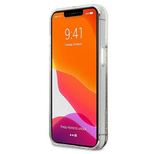 Заредете изображение във визуализатора на галерията – Karl Lagerfeld KLHCP13LKICGLD iPhone 13 Pro / 13 6,1" złoty/gold hardcase Liquid Glitter Karl&amp;Choupette Head - TopMag
