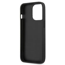 Заредете изображение във визуализатора на галерията – Karl Lagerfeld KLHCP13LPKMP iPhone 13 Pro / 13 6,1" różowy/pink hardcase Leather Ikonik Karl`s Head Metal - TopMag
