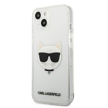 Заредете изображение във визуализатора на галерията – Karl Lagerfeld KLHCP13SCTR iPhone 13 mini 5,4" hardcase transparent Choupette Head - TopMag
