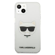 Заредете изображение във визуализатора на галерията – Karl Lagerfeld KLHCP13SCTR iPhone 13 mini 5,4" hardcase transparent Choupette Head - TopMag
