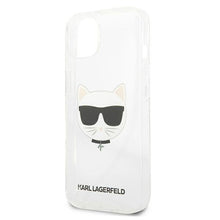 Заредете изображение във визуализатора на галерията – Karl Lagerfeld KLHCP13SCTR iPhone 13 mini 5,4" hardcase transparent Choupette Head - TopMag
