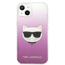 Заредете изображение във визуализатора на галерията – Karl Lagerfeld KLHCP13SCTRP iPhone 13 mini 5,4" hardcase różowy/pink Choupette Head - TopMag
