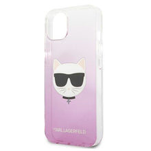 Заредете изображение във визуализатора на галерията – Karl Lagerfeld KLHCP13SCTRP iPhone 13 mini 5,4" hardcase różowy/pink Choupette Head - TopMag
